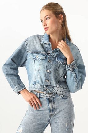 کت آبی زنانه پنبه ای BANNY JEANS - کد 337138832