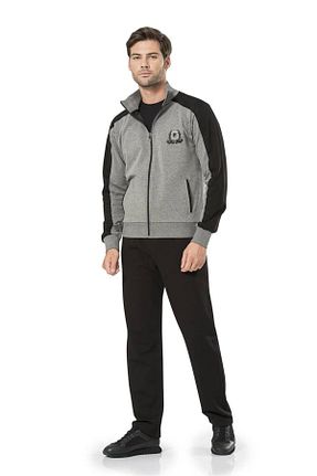 ست گرمکن طوسی مردانه پنبه ای Pierre Cardin - کد 39399862