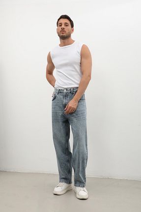 شلوار آبی مردانه پارچه BANNY JEANS - کد 848487972