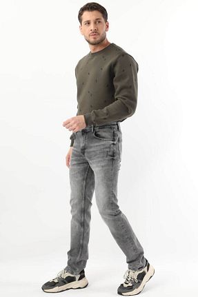 شلوار جین طوسی مردانه رگولار BANNY JEANS - کد 415539990