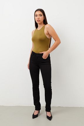 شلوار جین مشکی زنانه رگولار BANNY JEANS - کد 236867574