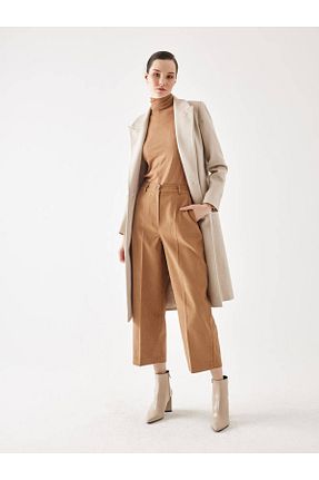 شلوار بژ زنانه مخمل MARKAPIA WOMAN - کد 879387341