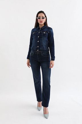 شلوار جین آبی زنانه پاچه ساده BANNY JEANS - کد 768027117