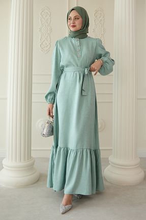 لباس حجاب سبز زنانه رگولار InStyle - کد 920500388