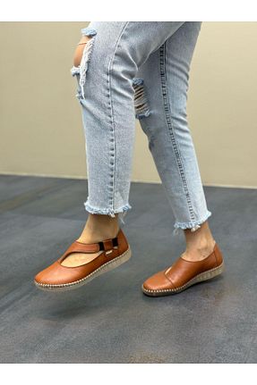 کفش کژوال قهوه ای زنانه پاشنه کوتاه (1 - 4 سانتی متر) DİVA - کد 920511901