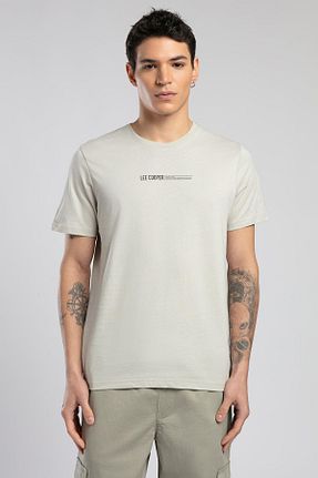 تیشرت طوسی مردانه رگولار Lee Cooper - کد 920514102