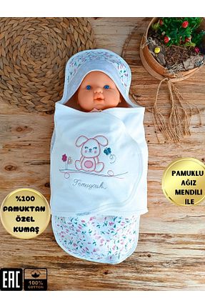 پتوی کودک و نوزاد سفید پنبه ای Tomuycuk - کد 685001308