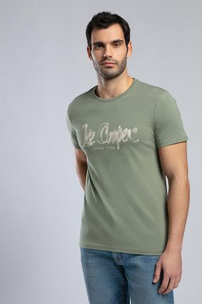 تیشرت خاکی مردانه رگولار Lee Cooper - کد 920512792