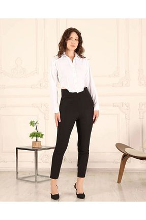 شلوار پارچه ای مشکی زنانه بزرگ kaes giyim - کد 764569973