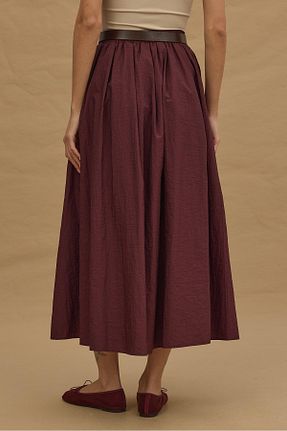 دامن زرشکی زنانه بافتنی Fahhar - کد 885192705
