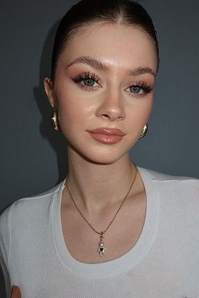 گردنبند جواهر زرد زنانه Takıştır - کد 920520354