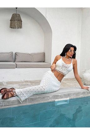 لباس ساحلی نباتی زنانه %100 پنبه Puella - کد 920522241