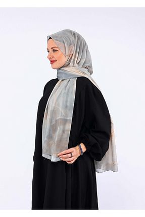 روسری آبی شیفون VONAJU - کد 744084304