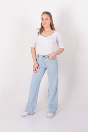 شلوار جین آبی زنانه جین Aynaz - کد 920538468
