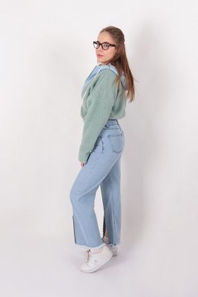 شلوار جین آبی زنانه جین Aynaz - کد 920539128