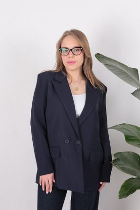 کلاه و ابایا سرمه ای زنانه بافتنی Aynaz - کد 920539248