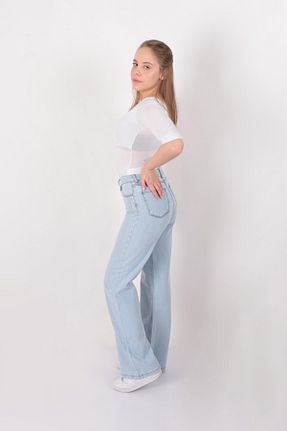 شلوار جین آبی زنانه جین Aynaz - کد 920538468
