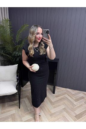 لباس مشکی زنانه بافتنی Byelifdursun - کد 920533962