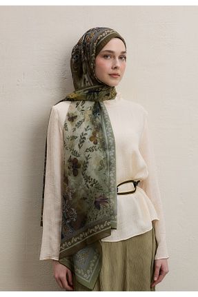 شال خاکی مردانه ابریشم Fresh - کد 920531981