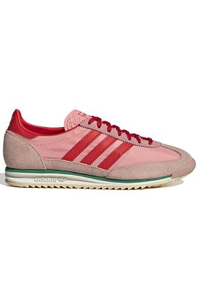 کفش اسنیکر صورتی زنانه بند دار adidas - کد 891546580