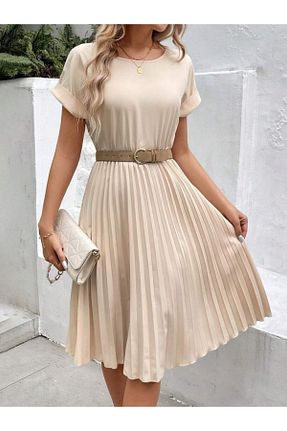 لباس بژ زنانه بافتنی Viyamo - کد 906124134