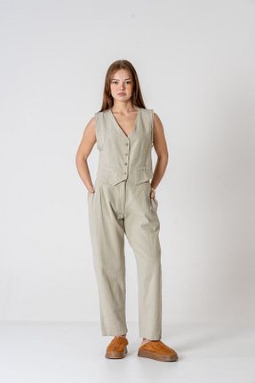 ست بالاتنه و پائین تنه سبز زنانه بافتنی VerdeBlanco - کد 921338333