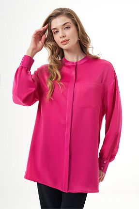 تونیک صورتی زنانه پلی استر Mizalle - کد 920545047