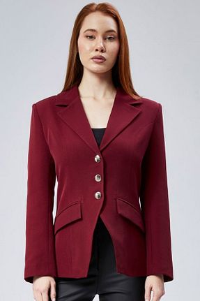 کت زرشکی زنانه رگولار CoolLook - کد 920561697