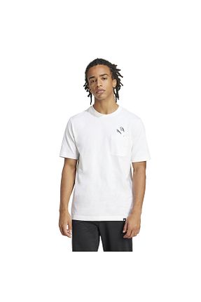 تیشرت اسپرت سفید مردانه رگولار adidas - کد 900888478