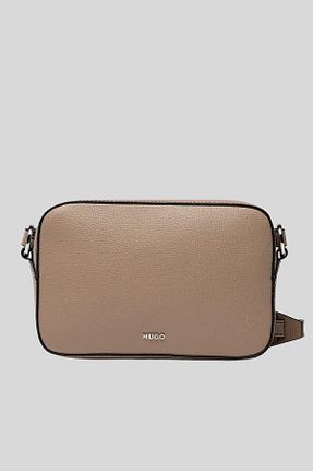 کیف دوشی بژ زنانه چرم مصنوعی HUGO - کد 924561305