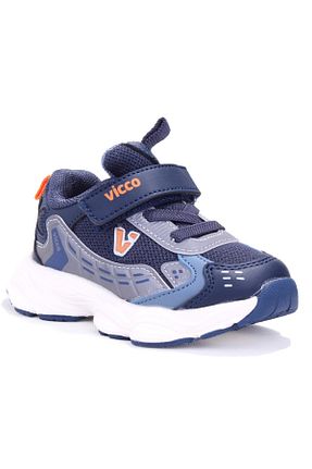کفش اسنیکر سرمه ای بچه گانه چسبی Vicco - کد 921353468