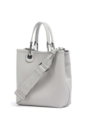 کیف دوشی طوسی زنانه پلی اورتان Emporio Armani - کد 920595542