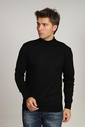 پلیور مشکی مردانه ساده Mavi Soles - کد 866008237