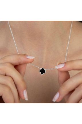 گردنبند نقره طوسی زنانه 925 عیار DARAMA KUYUMCULUK - کد 920609998