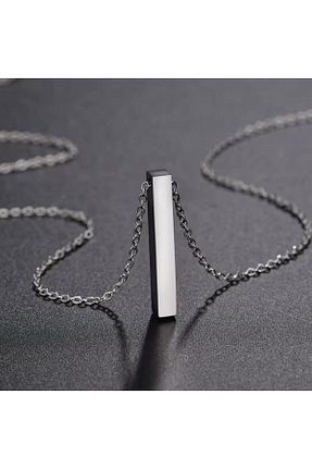 گردنبند استیل ( فولاد ) طوسی مردانه استیل ضد زنگ Jewerly - کد 920608511
