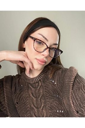 عینک محافظ نور آبی قهوه ای زنانه 50 LOOKUP - کد 920621578
