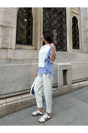 ست گرمکن نباتی زنانه پاچه لوله تفنگی 02Lady Fashion - کد 920627366