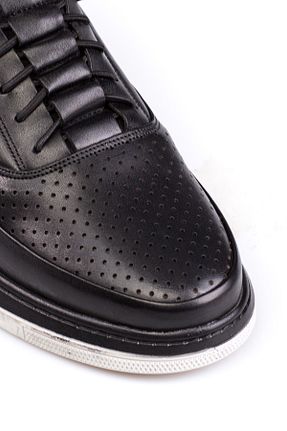 کفش کلاسیک مشکی مردانه چرم خالص maximoda - کد 54738058