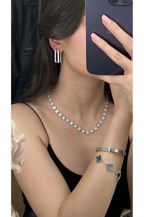 گردنبند استیل ( فولاد ) طوسی زنانه استیل (فولاد) Opia JEWELRY - کد 920630943