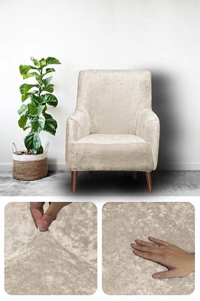 کاور مبل بژ مخمل zilale - کد 921548886