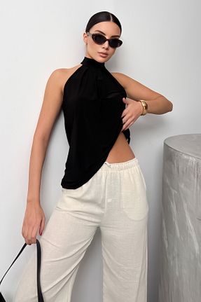 بلوز مشکی زنانه ساده LACHT - کد 920631284