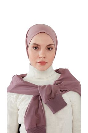 شال صورتی زنانه پنبه ای ardün hijab - کد 920642276