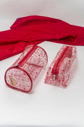 کیف آرایش قرمز Rof Bag - کد 920651627