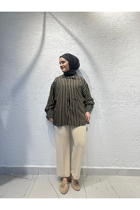 پیراهن حجاب مشکی اورسایز Fast Perry - کد 920647732