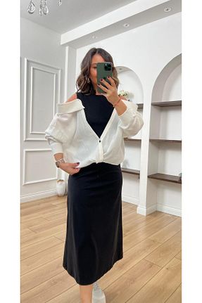 لباس رنگی بافتنی kubraozbeybutik - کد 920663352