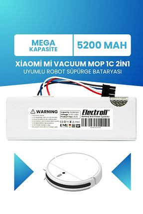 باتری و دستگاه شارژ سفید ELECTROLL - کد 792485524