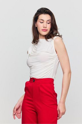 بلوز نباتی زنانه اسلیم فیت GIYOLA - کد 920671911