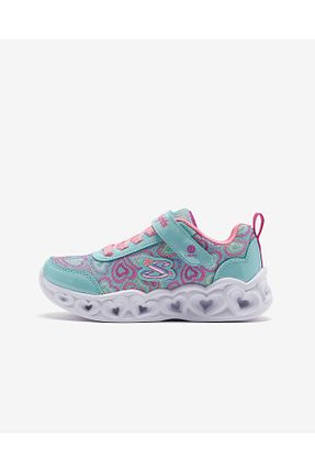 کفش اسنیکر سبز بچه گانه چسبی Skechers - کد 902242184