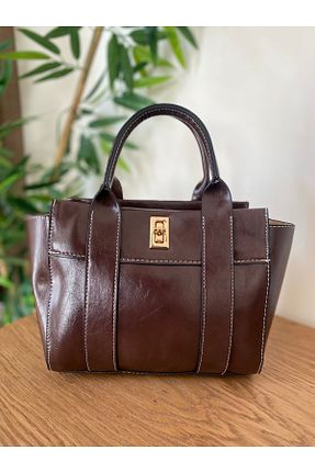 کیف دوشی قهوه ای زنانه چرم مصنوعی moonlitebag - کد 920679828
