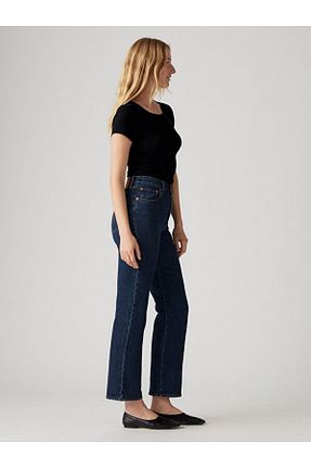 شلوار جین بژ زنانه پاچه ساده Levi